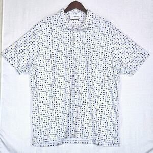 Fore Fathers Short Sleeve ButtonUp Shirt Mens XL Specality Electronics&Lighting